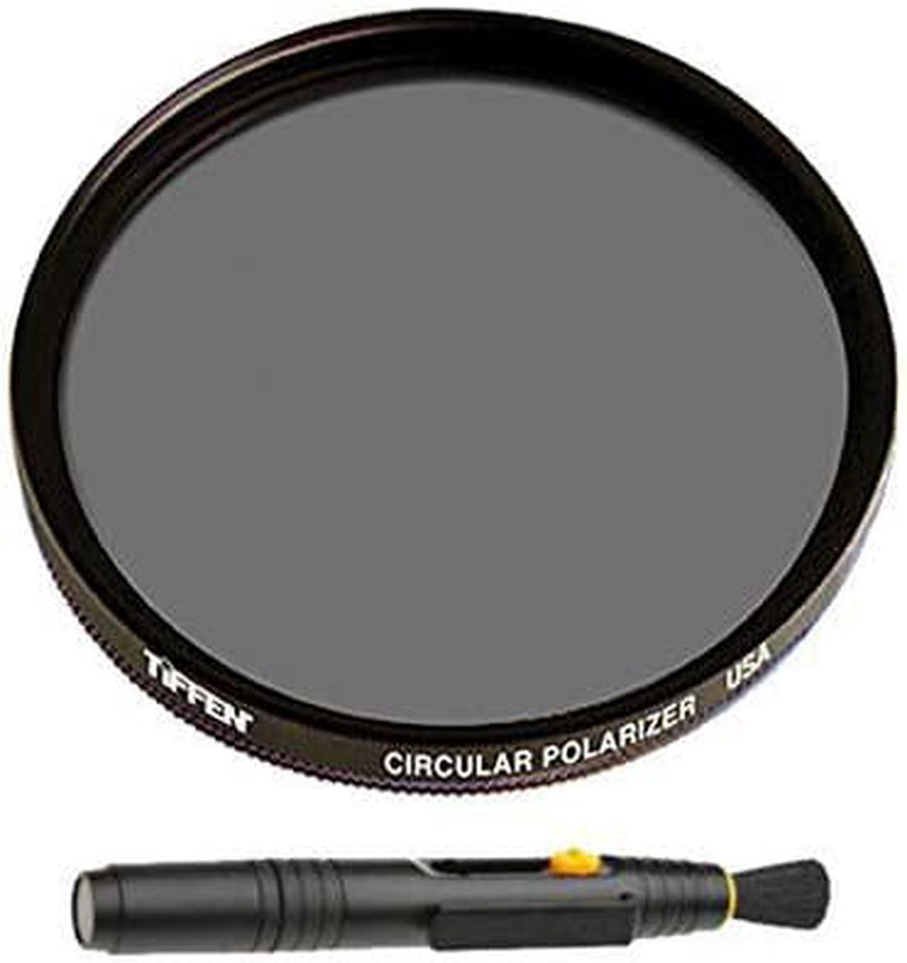 Main image of Tiffen 52mm Circular Polarizing Lens Filter and Lens Cleaning Brush Bundle