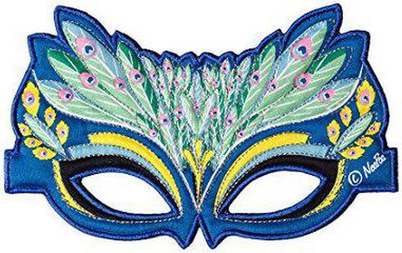 Alt view image 5 of 5 - Peacock Mask - Dress-Up by Douglas Cuddle Toys (50799)