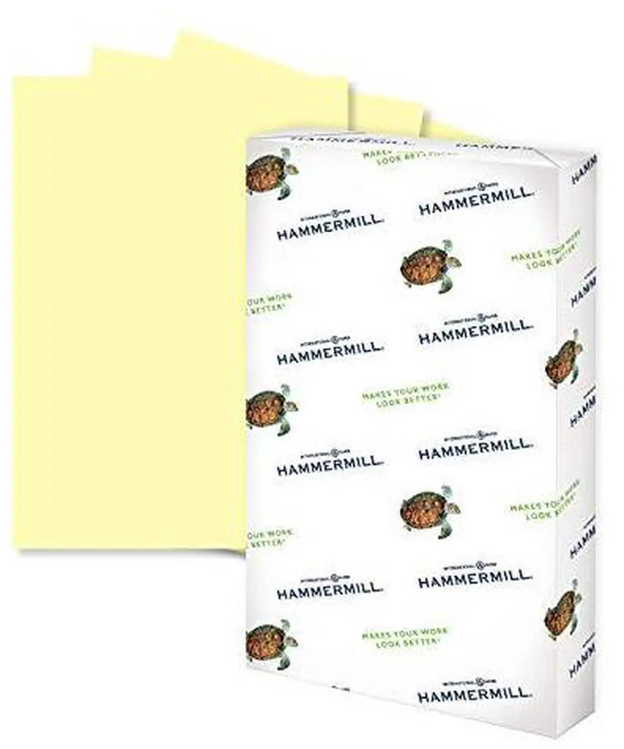 Alt view image 5 of 8 - Hammermill Multipurpose Paper 20lb. 8-1/2"x14" Canary 103358