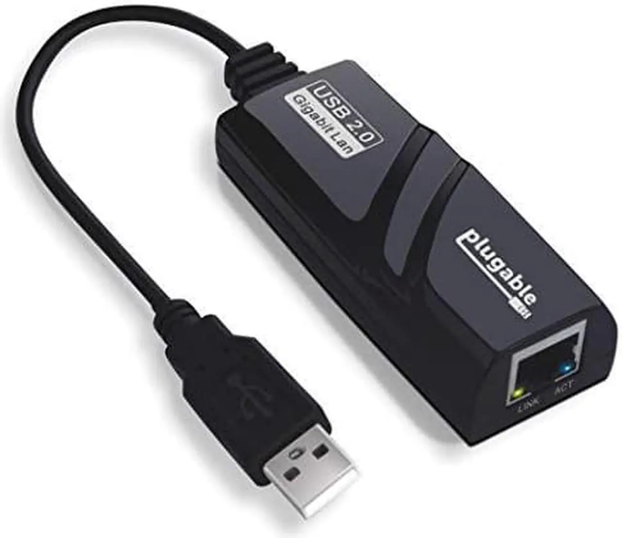 Alt view image 9 of 9 - Plugable USB 2.0 To Gigabit Ethernet Adapter, Fast And Reliable Gigabit Connection, Compatible With Windows, Chromebook, Linux