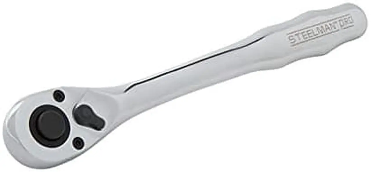 Main image of STEELMAN PRO 78241 72-Tooth 1/2-Inch Drive Thin Profile Ratchet with Offset Handle