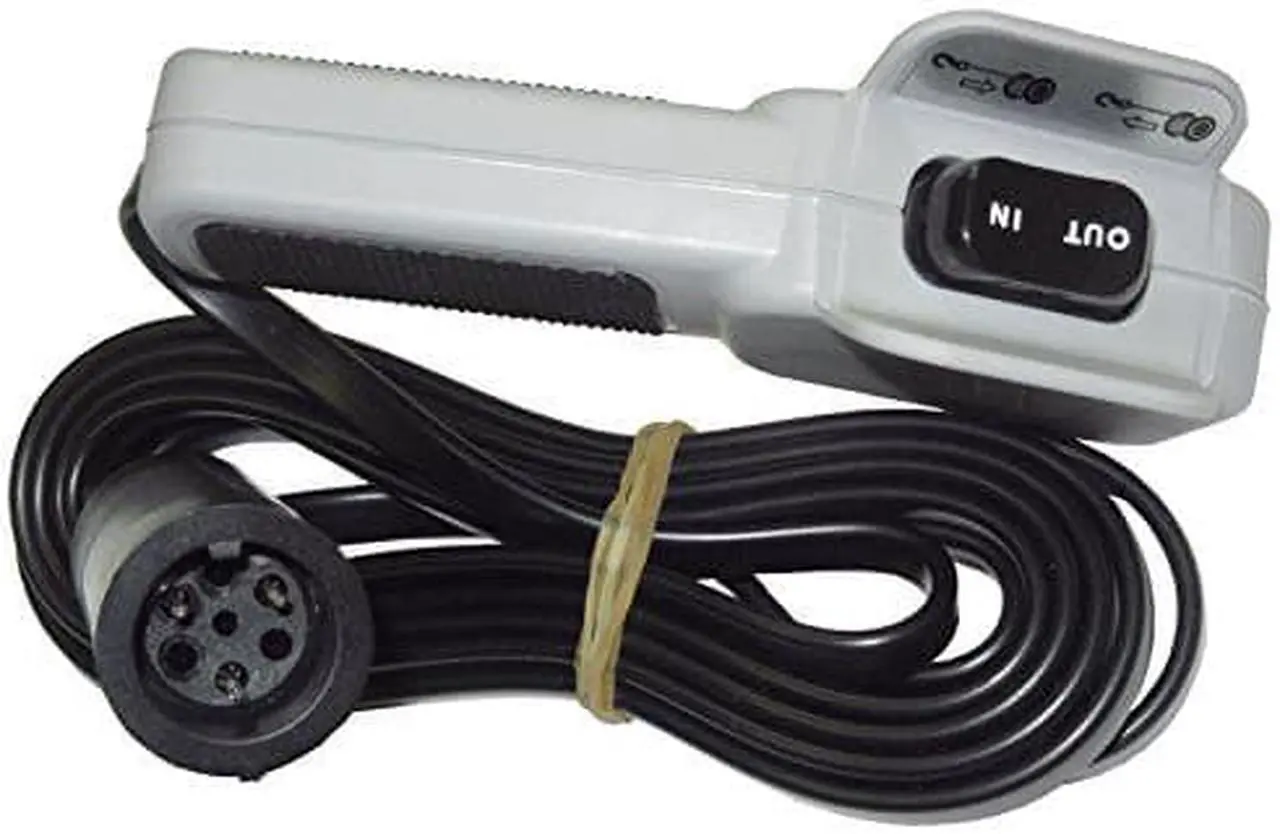 Main image of WARN 64849 Hand Held Winch Remote Controller with Rubber Grip for ATV and Side x Side Winches , gray