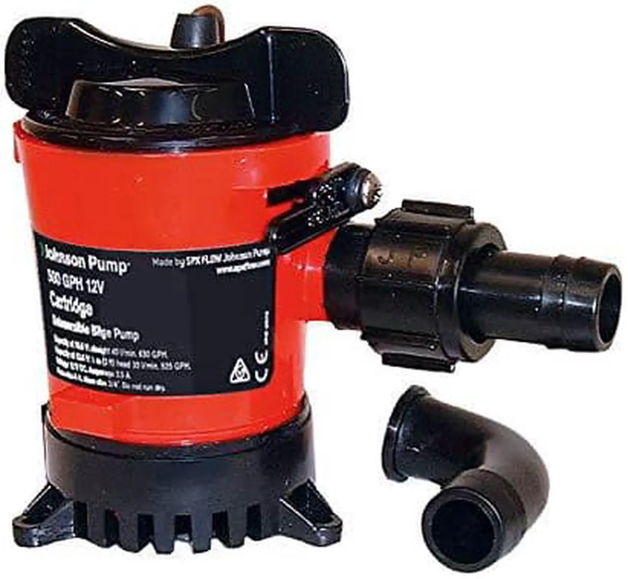 Alt view image 5 of 5 - JOHNSON PUMP 1250 GPH BILGE PUMP 1-1/8 HOSE 12V