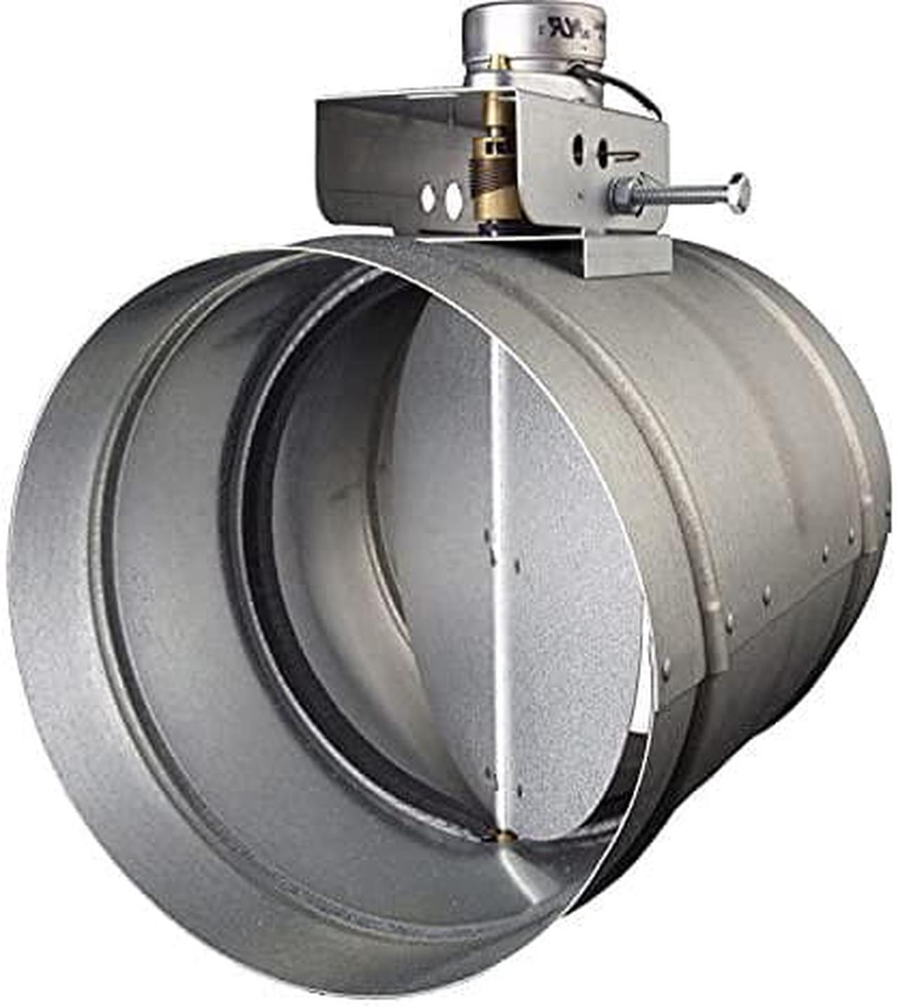 Alt view image 7 of 8 - Broan MD10TU 10" Universal Automatic Make-Up Air Damper with Pressure Sensor Kit