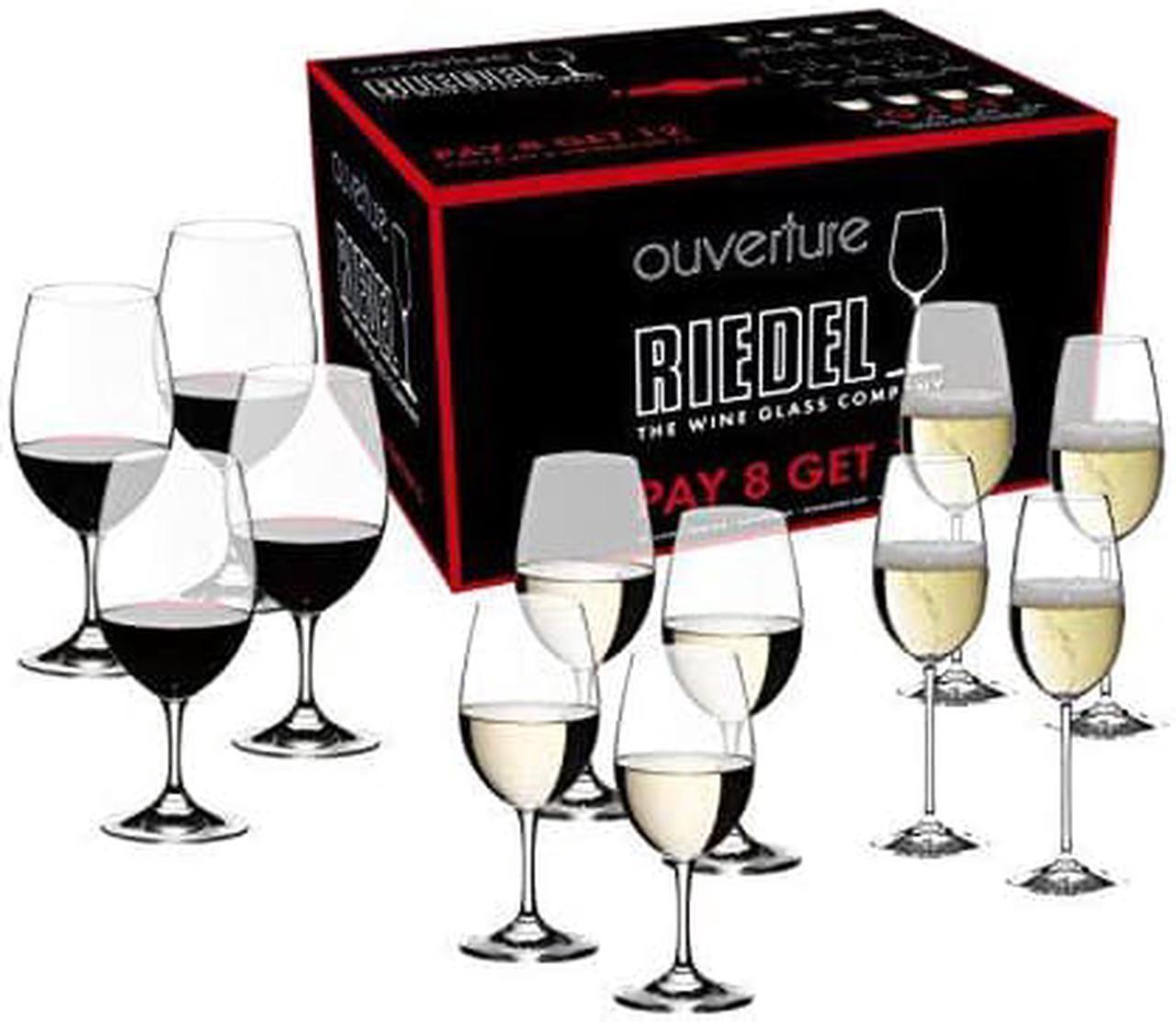 Main image of Riedel Ouverture Wine Glass, 12 Count (Pack of 1), Red & White & Champagne