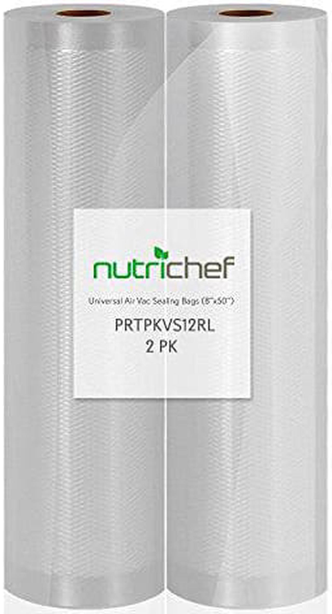 Alt view image 3 of 3 - NutriChef PRTPKVS12RL Universal 8-Inch Vacuum Sealer Bags (100 Feet)