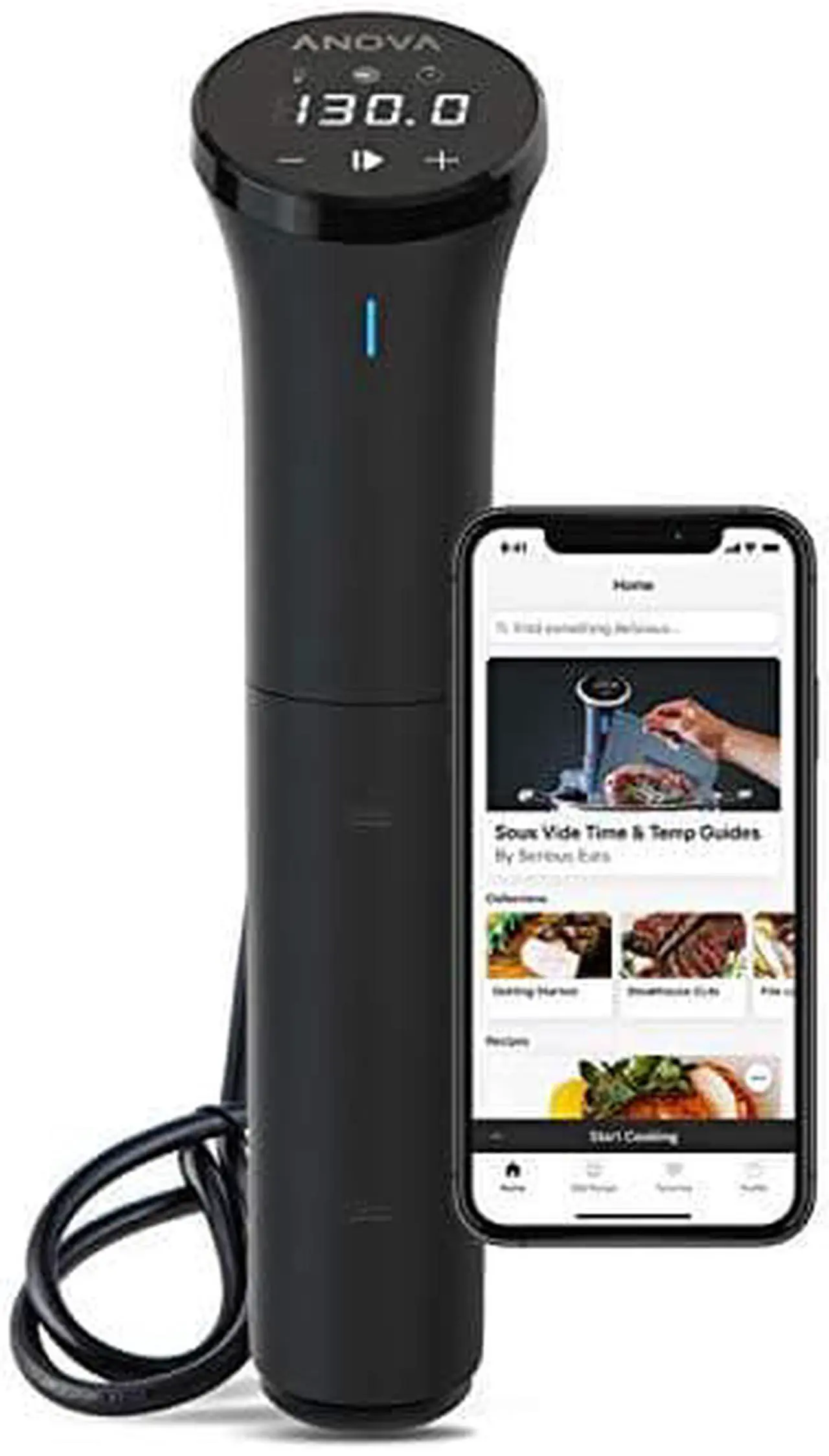 Alt view image 8 of 8 - Anova Culinary Sous Vide Precision Cooker Nano | Bluetooth | 750W | Anova App Included