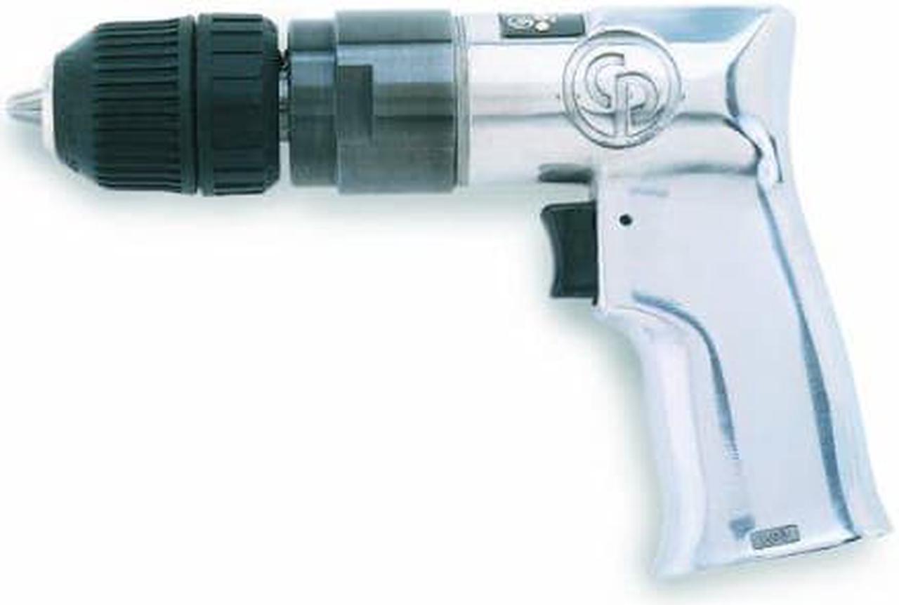 Alt view image 3 of 3 - Chicago Pneumatic Drill,Air-Powered,Pistol Grip,3/8 in  CP785