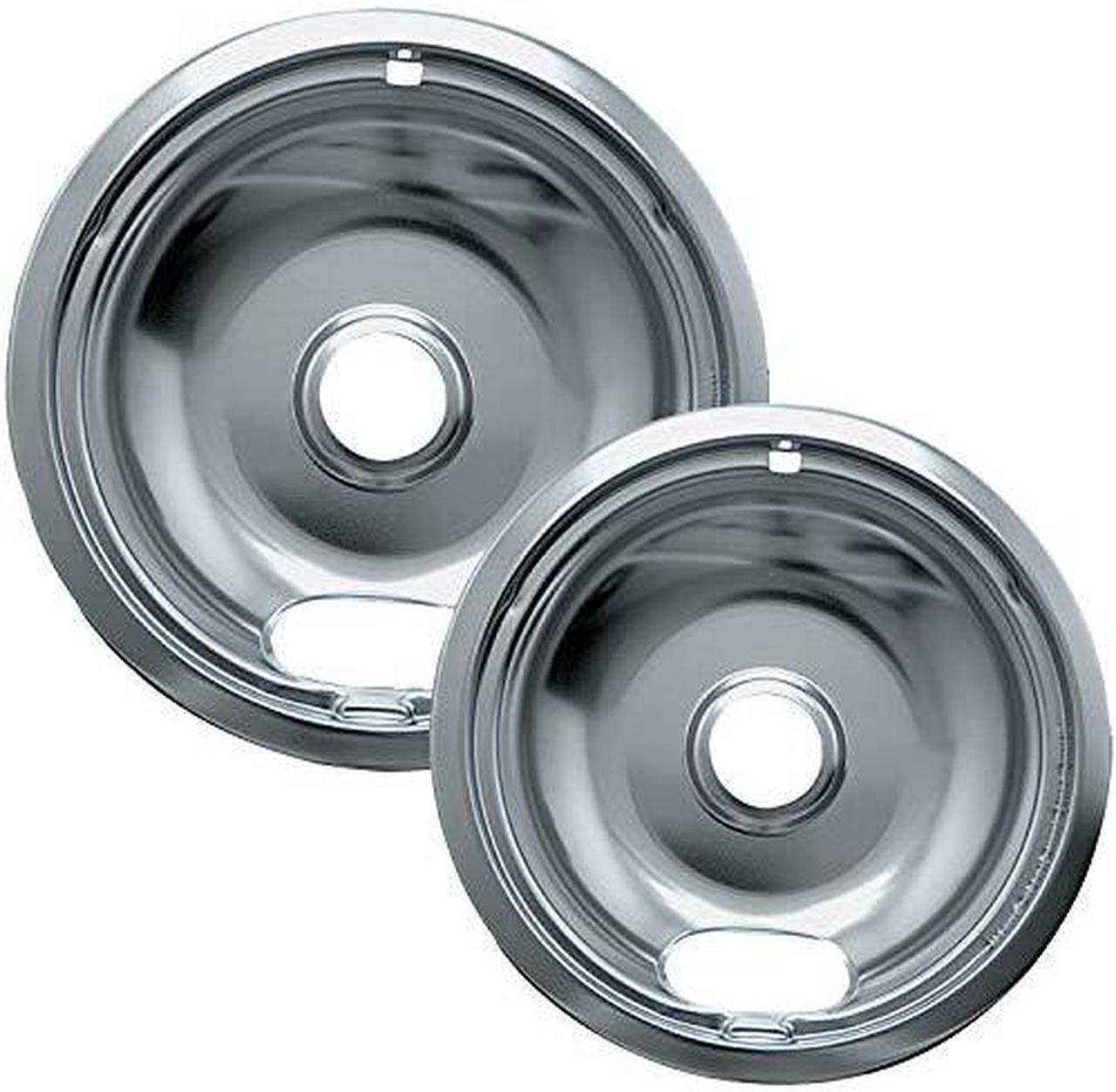Alt view image 4 of 5 - Range Kleen 12782Xcd5 Chrome Drip Pans - Plug-In Ranges; Fits Most Amana , Crosley , Frigidaire , M