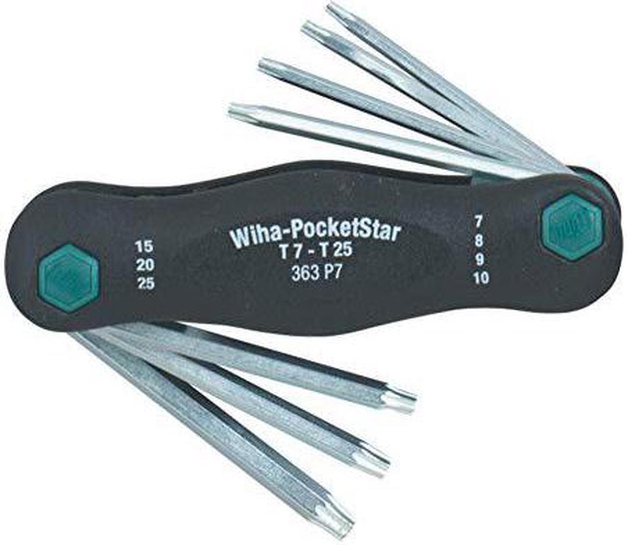 Alt view image 10 of 10 - WIHA TOOLS 36396 7 Piece Torx? Flag Handle Torx? Key Set, 36396