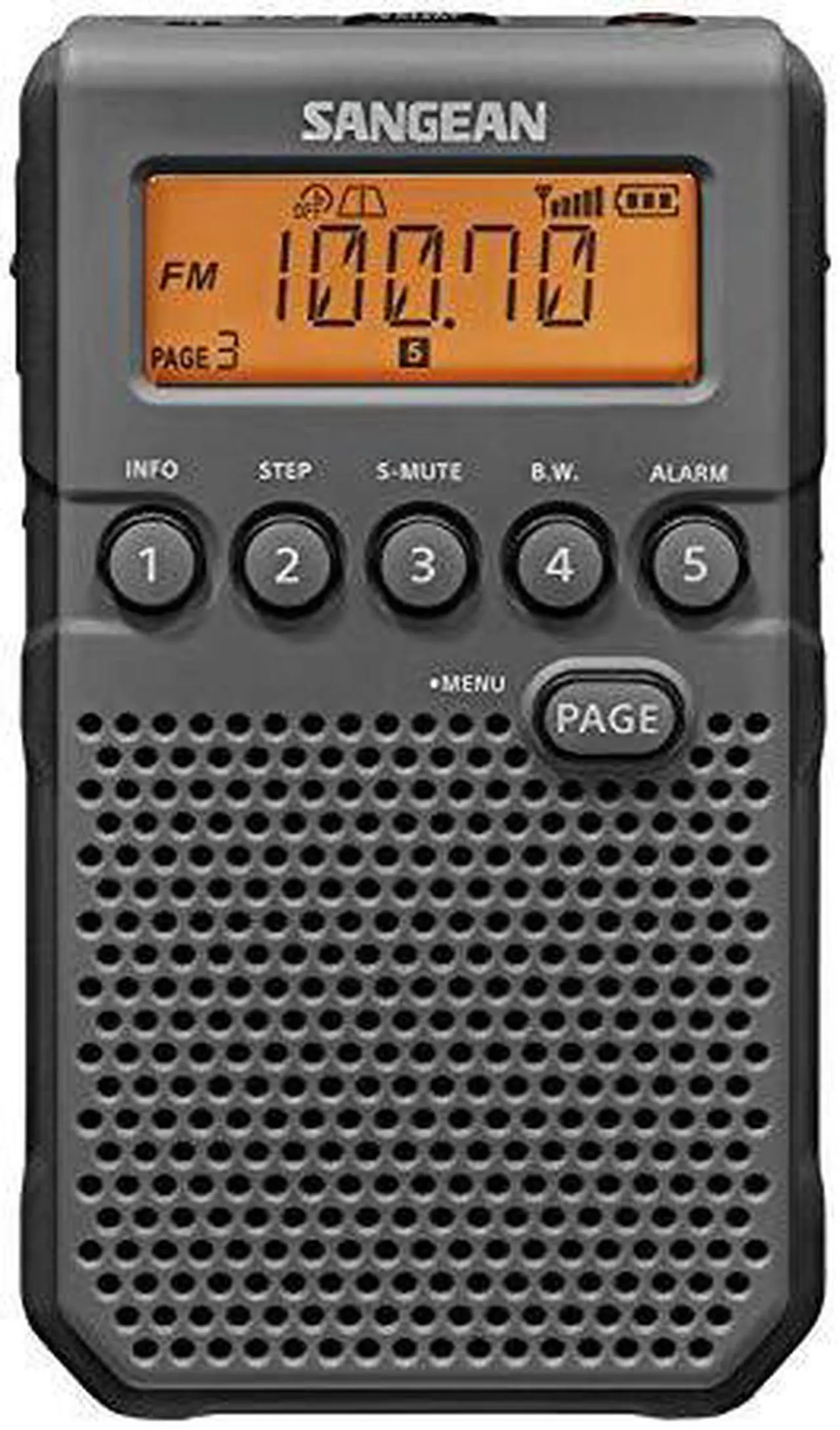 Alt view image 18 of 19 - Sangean DT-800BK AM/FM Weather Alert Pocket Radio (Black)