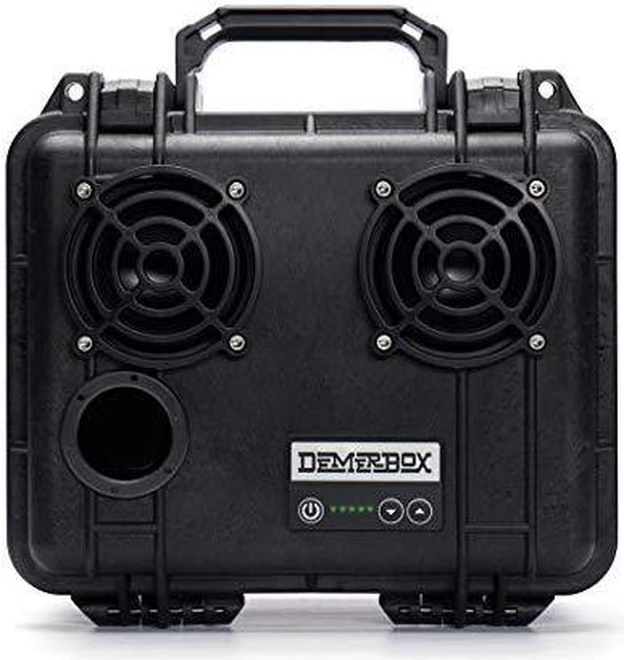 Alt view image 7 of 7 - DemerBox: Waterproof, Portable, and Rugged Outdoor Bluetooth Speakers. Loud Sound+Deep Bass, 40+ hr Battery Life, Dry Box + USB Charging, Built to Last + Fully Serviceable  (Black)