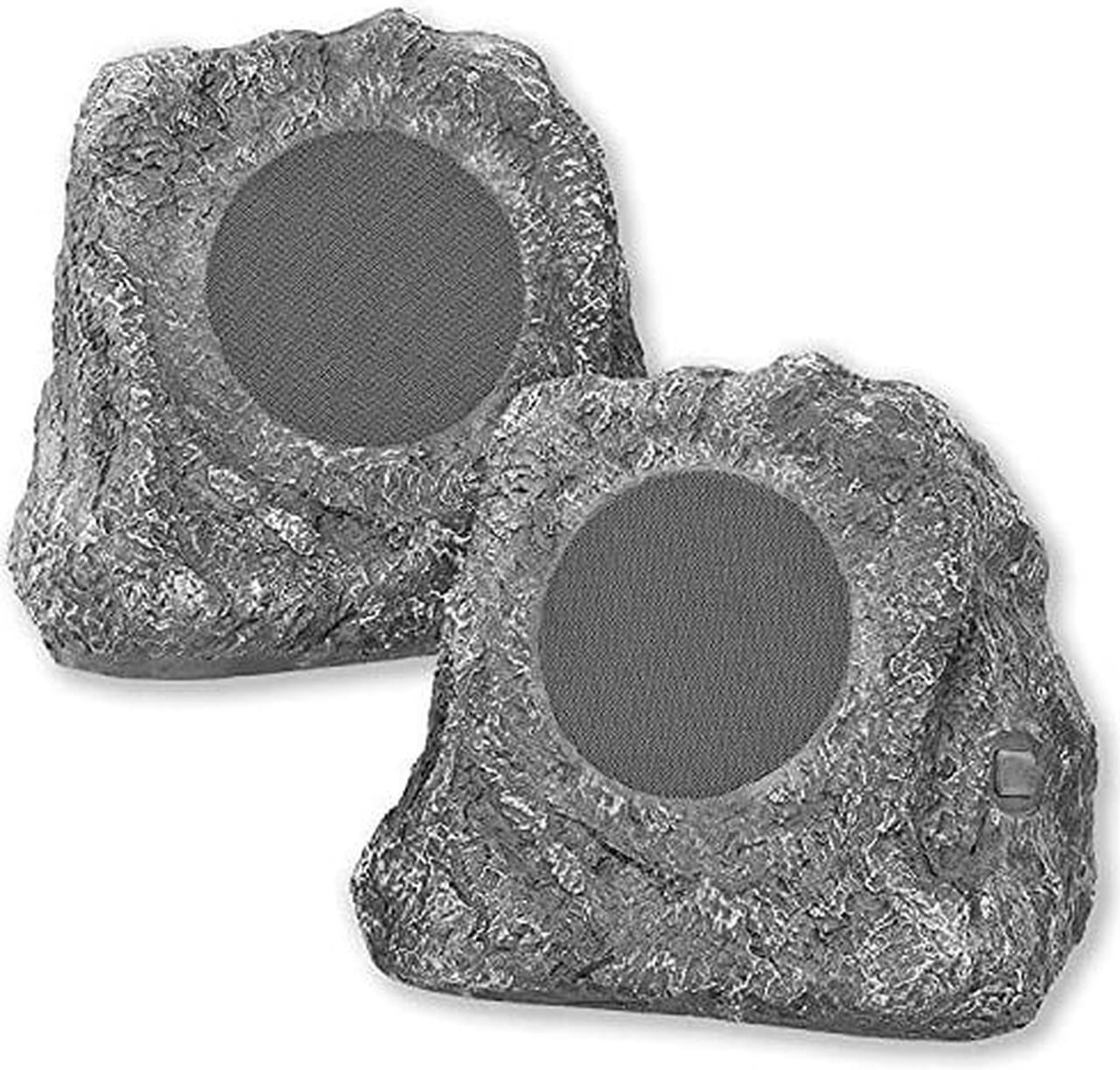 Alt view image 10 of 10 - Innovative Technology - ITSBO-513P5 - Bluetooth Outdoor Rock Speakers, Pair