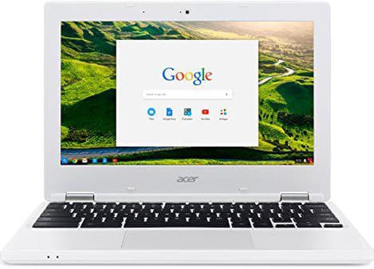 Alt view image 6 of 6 - Acer Chromebook 11 CB3-131-C8GZ Intel Celeron N2840 (2.16 GHz) 4 GB Memory 16 GB Flash Intel HD Graphics 11.6" 1366 x 768 Chrome OS