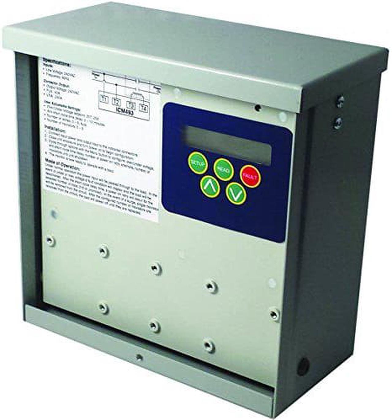 Main image of ICM Controls ICM493 Single Phase Monitor with Surge Supression,Multicolor
