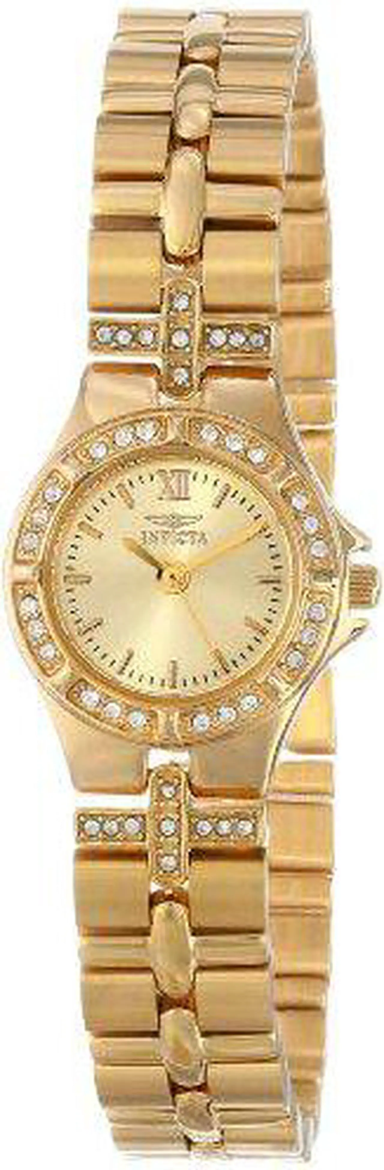 Alt view image 14 of 15 - Invicta 0134 Women's Wildflower 18K Gp Ss Gold-Tone Dial 18K Gp Ss Watch