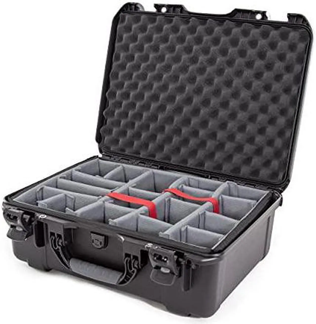 Alt view image 3 of 8 - Nanuk Large Series 940 NK-7 Resin Protective Case with Padded Dividers, Black
