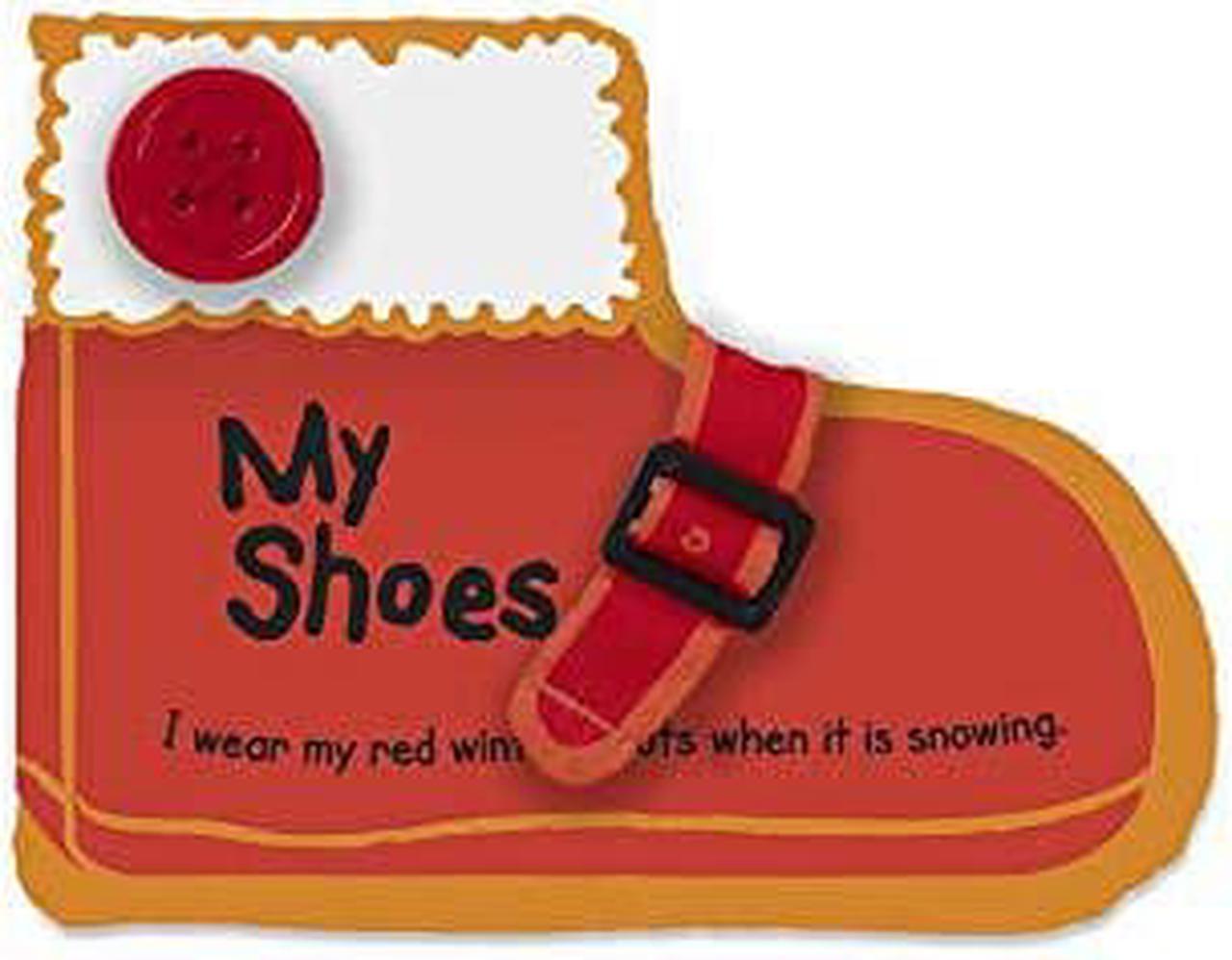 Melissa & Doug Ks Kids My Shoes 8-Page Soft Activity Book for Babies and Toddlers