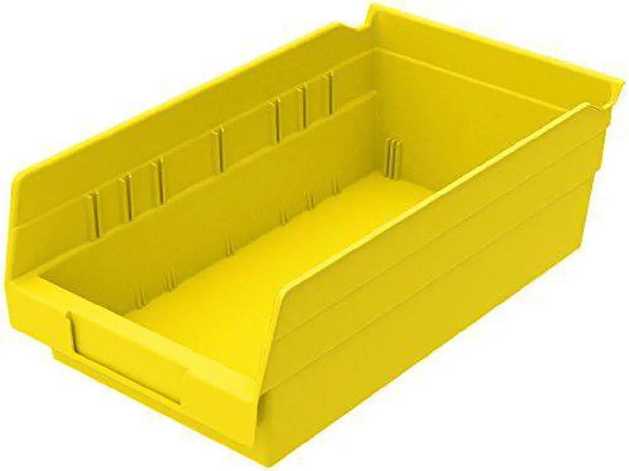 Alt view image 3 of 3 - AKRO-MILS 30130YELLO Yellow Shelf Bin, 11-5/8"L x 6-5/8"W x 4"H
