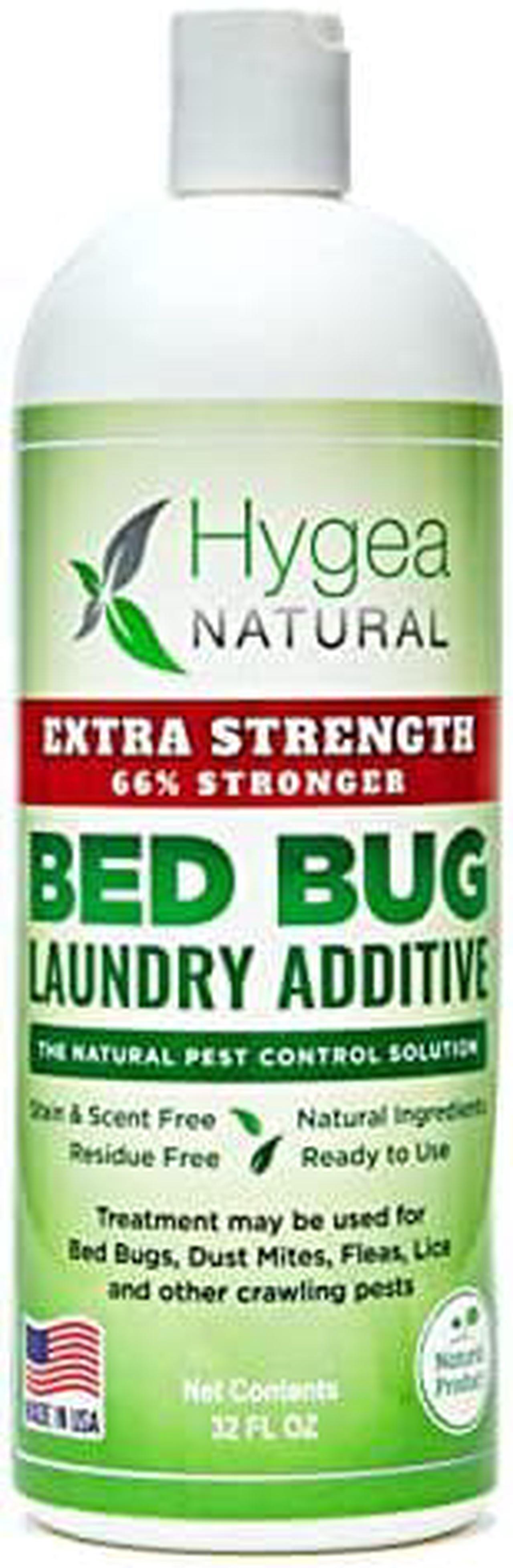 Main image of Bed Bugs and Mites Extra Strength Laundry Additive by Hygea Natural - Odorless, Non Toxic, Safe for children and pets- use on all laundry safe items