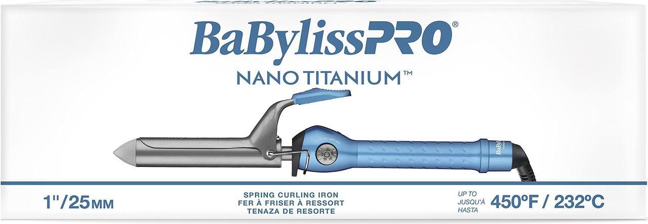 Alt view image 10 of 11 - Babyliss Pro BABNT100S Nano Titanium 1" Curling Iron
