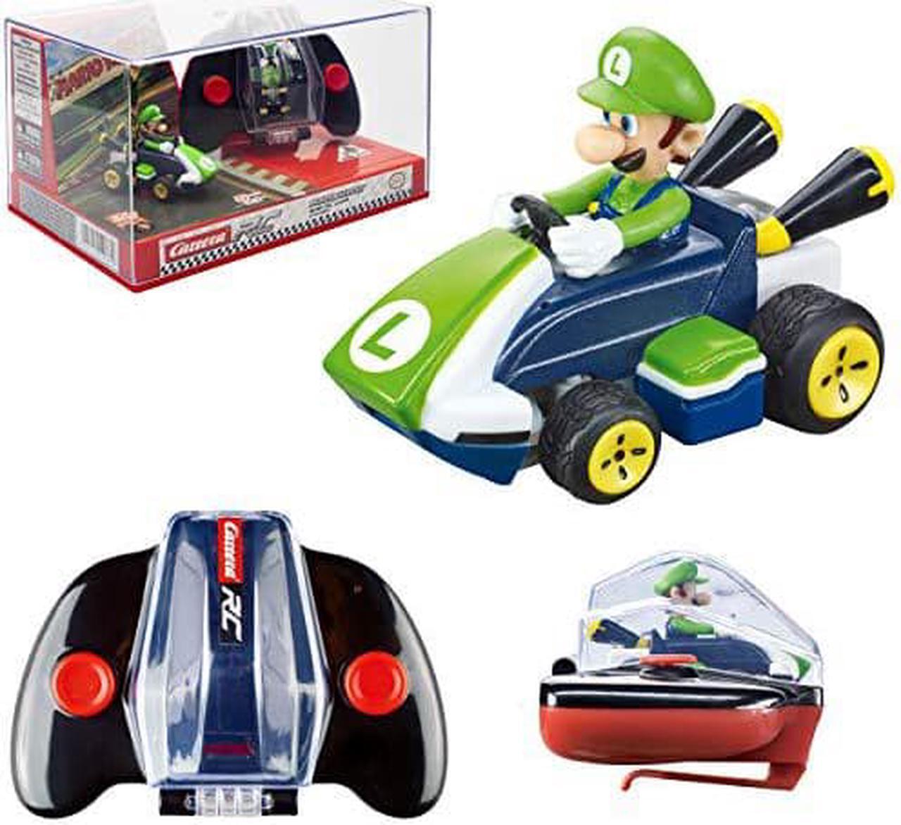 Main image of Carrera RC Nintendo Mario Kart 2.4 GHz Mini Collectible Radio Remote Control Toy Car Vehicle - Luigi