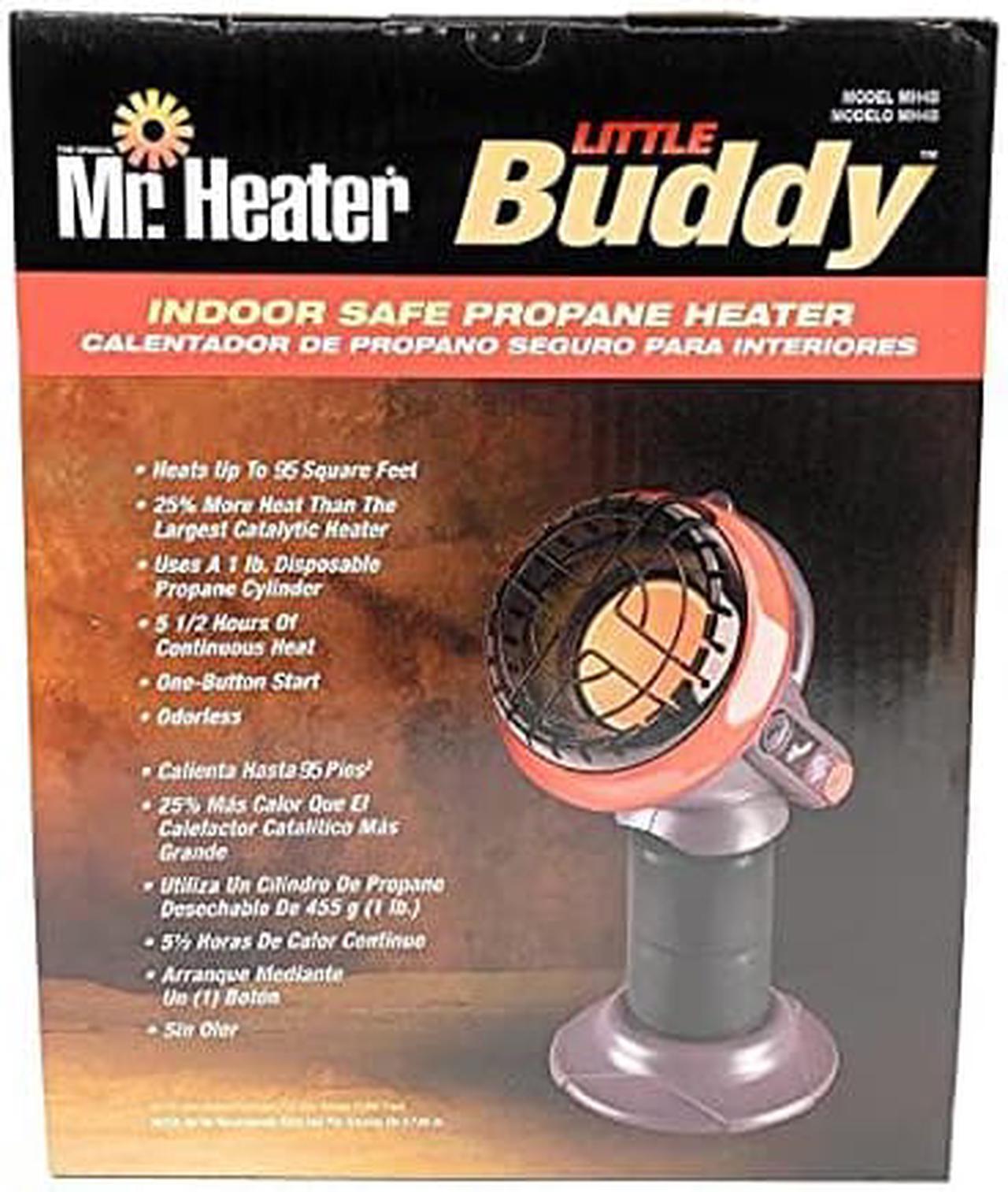 Alt view image 7 of 18 - Mr. Heater MH-F215100 3800 BTU Portable Little Buddy Propane Emergency Heat