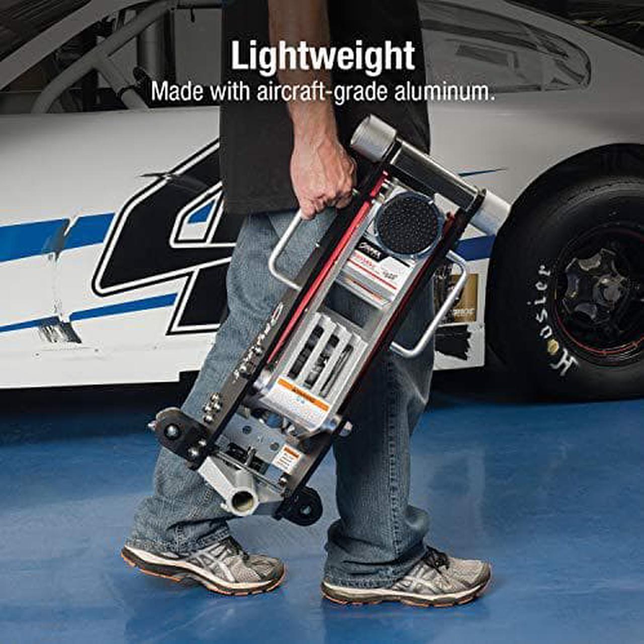 Alt view image 4 of 6 - SUNEX TOOLS 6603ASJPK Jack Stand Jack Pack,3 tons,Aluminum