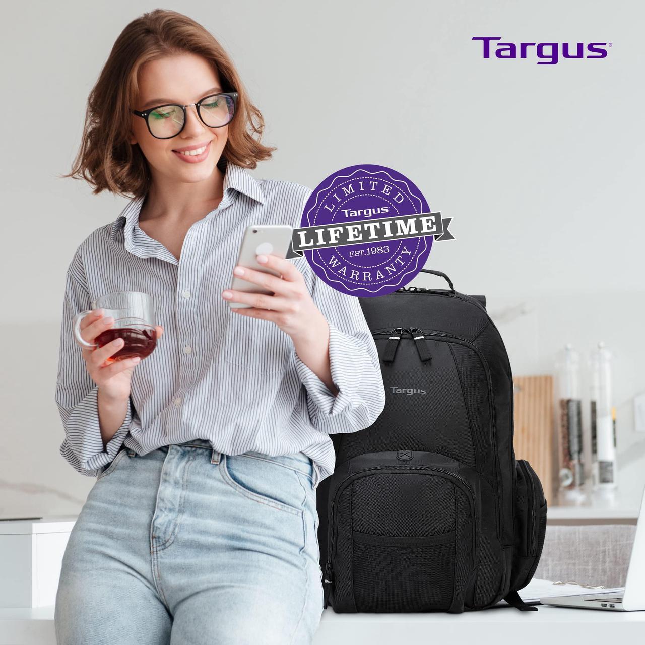 Alt view image 12 of 15 - Targus 17" Groove Backpack (Black) - CVR617