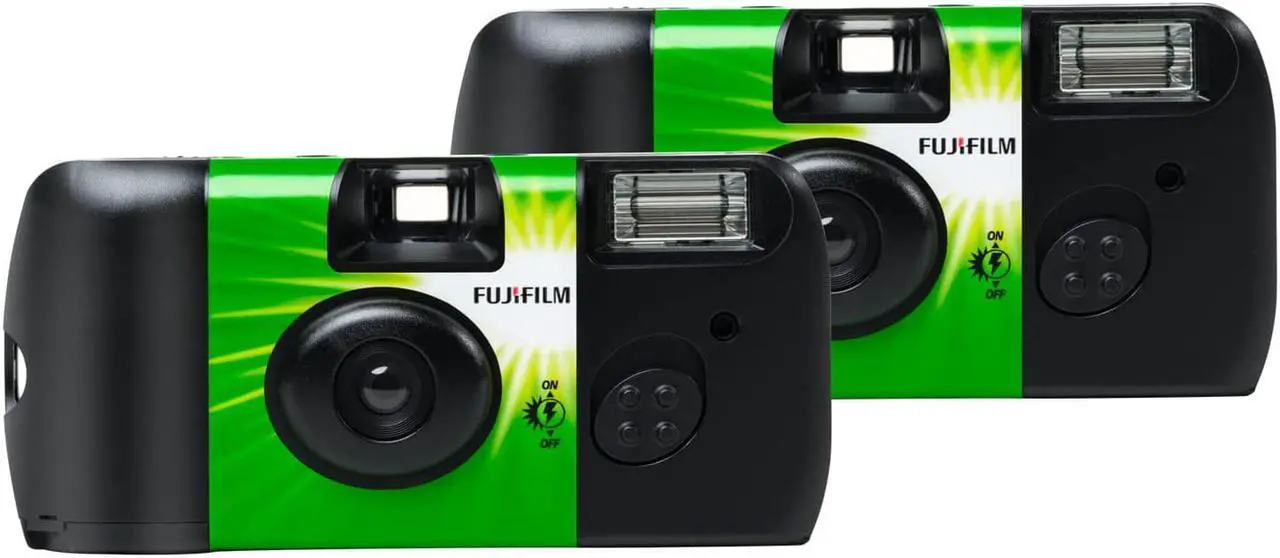 Alt view image 8 of 16 - Fujifilm - QuickSnap Disposable Film Camera (2-Pack) - Green