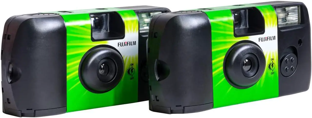Alt view image 9 of 16 - Fujifilm - QuickSnap Disposable Film Camera (2-Pack) - Green