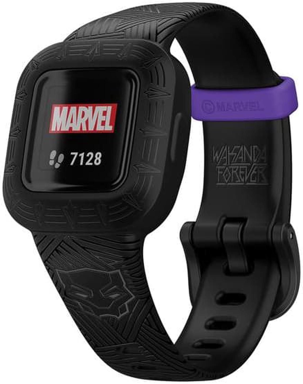 Alt view image 3 of 5 - Garmin vivofit jr. 3, Fitness Tracker for Kids, Swim-Friendly, -Marvel Black Panther-  (010-02441-30)