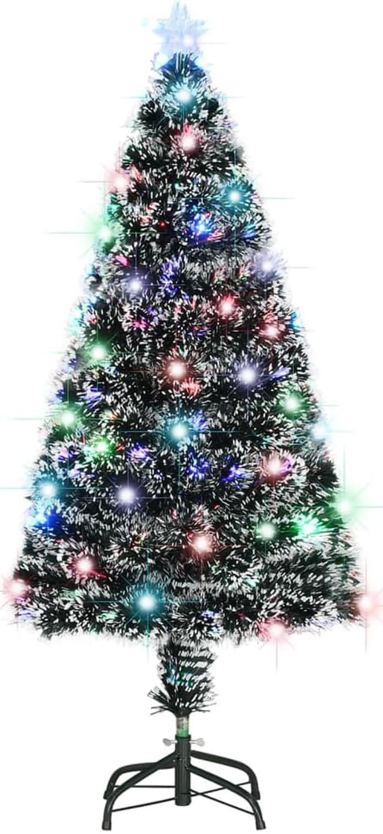 Alt view image 11 of 16 - vidaXL Pre-lit Christmas Tree with Stand Xmas Tree Decoration 135 Branches