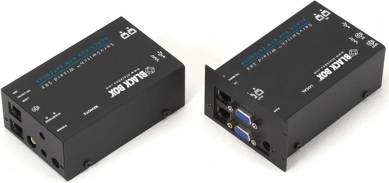 Alt view image 7 of 7 - Black Box ACU5052A KVM Extender - Dual VGA, USB 2.0, RS232, Audio, Dual-Access, CATx