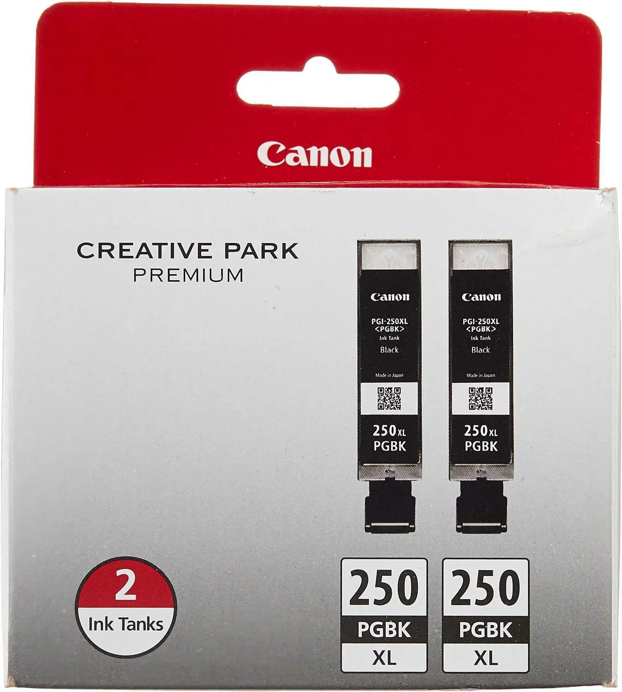 Alt view image 3 of 5 - Canon PGI-250XL PIXMA MG5420 High-Yield Pigment Ink Cartridge, 2 Pack Black