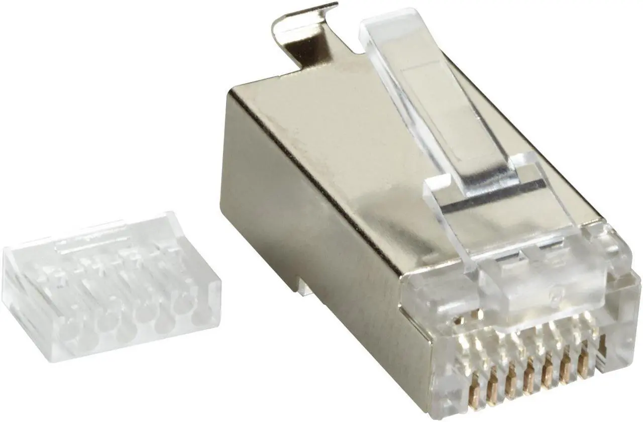 Alt view image 7 of 9 - MODULAR PLUG - CAT6, SHIELDED, RJ-45, 50-PACK, GSA, TAA, 45 DAY STANDARD RETURN