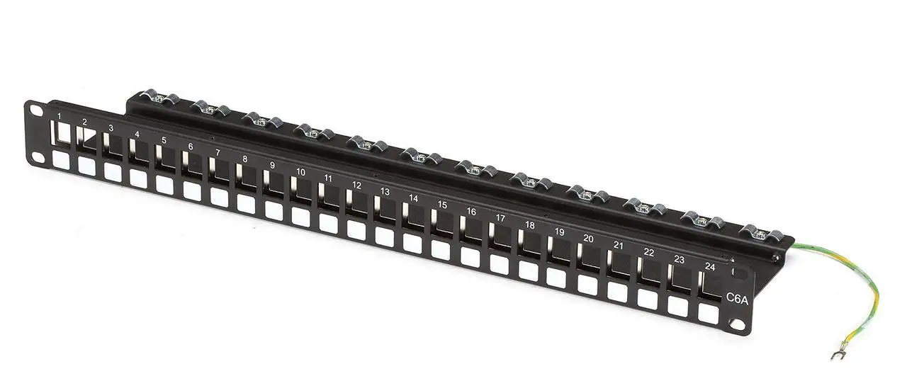 Alt view image 8 of 9 - PATCH PANEL - CAT6A, 1U, 24-PORT, GSA, TAA, 45 DAY STANDARD RETURN POLICY