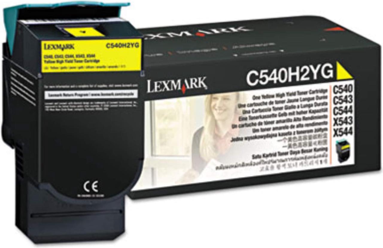 Alt view image 9 of 12 - C540h2yg High-Yield Toner, 2000 Page-Yield, Yellow