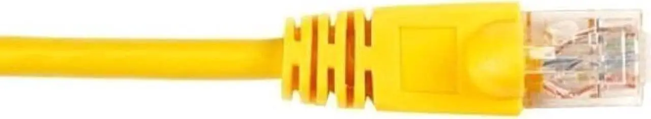 Alt view image 8 of 8 - Black Box CAT6PC-003-YL Black Box CAT6 Value Line Patch Cable, Stranded, Yellow, 3-ft. (0.9-m) - Category 6 for Network Device - Patch Cable - 3 ft - 1 x RJ-45 Male Network - 1 x RJ-45 Male