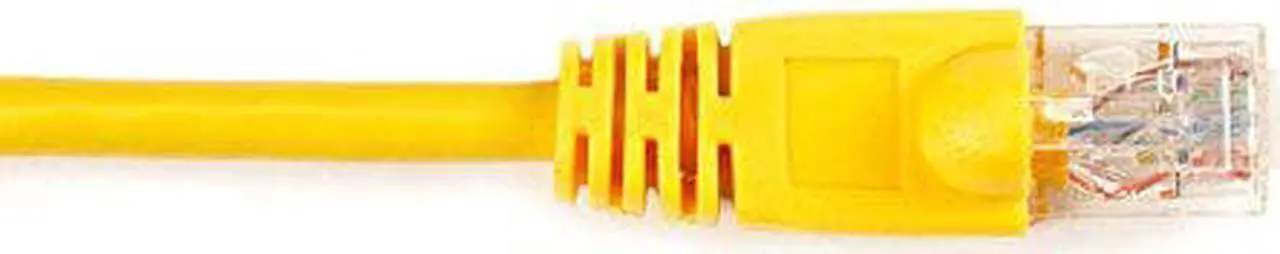Alt view image 5 of 8 - Black Box CAT6PC-003-YL Black Box CAT6 Value Line Patch Cable, Stranded, Yellow, 3-ft. (0.9-m) - Category 6 for Network Device - Patch Cable - 3 ft - 1 x RJ-45 Male Network - 1 x RJ-45 Male