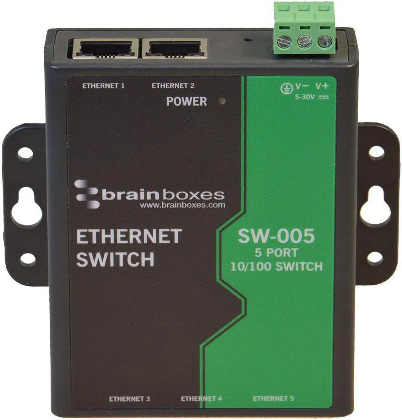 Alt view image 18 of 20 - Brainboxes SW-005 Unmanaged Ethernet Switch 5 Ports