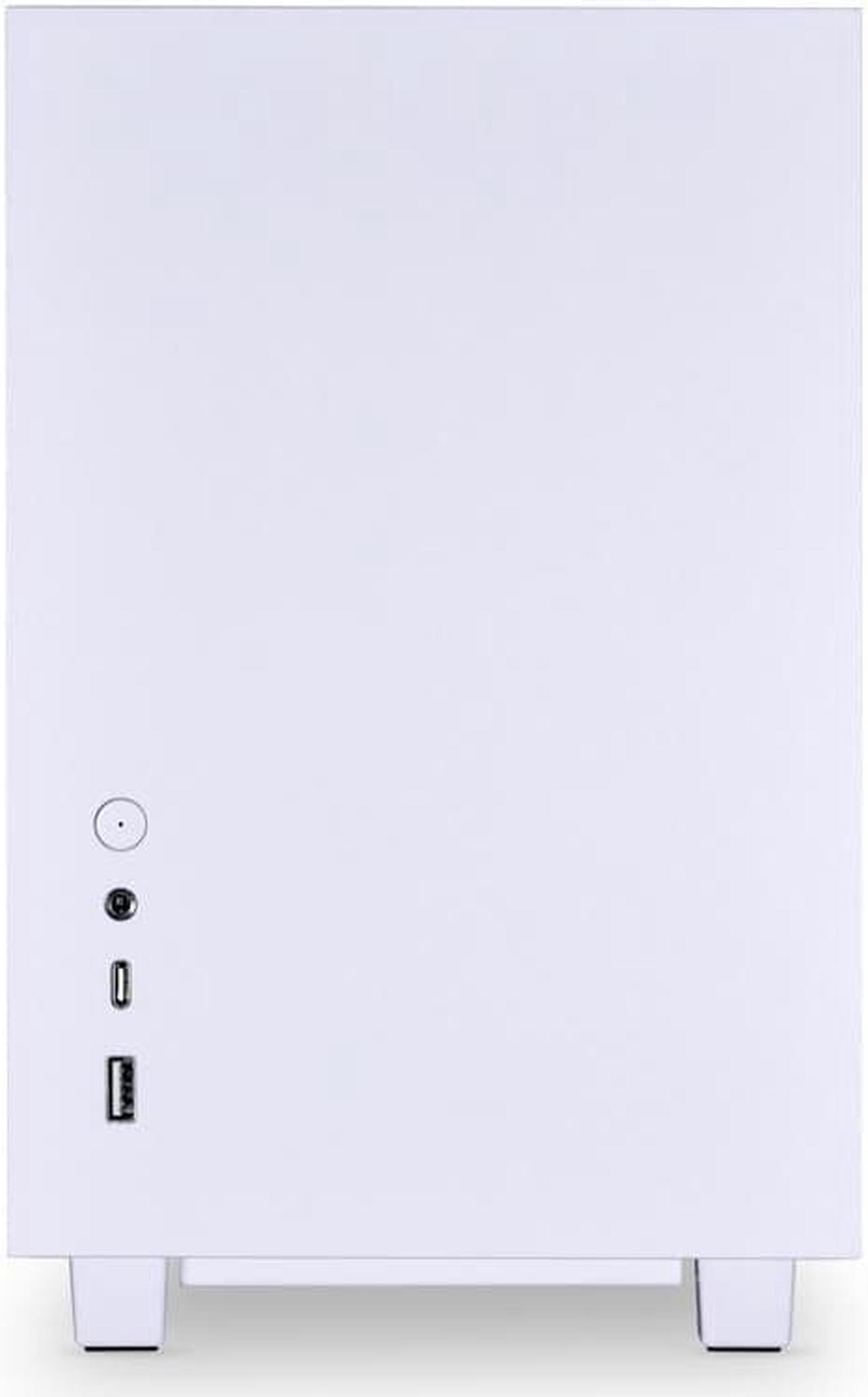 Alt view image 13 of 13 - LIAN LI Q58 White Color  SPCC / Aluminum / Tempered Glass  Mini Tower Computer Case , PCI4.0 Riser Card Cable Included ---Q58W4