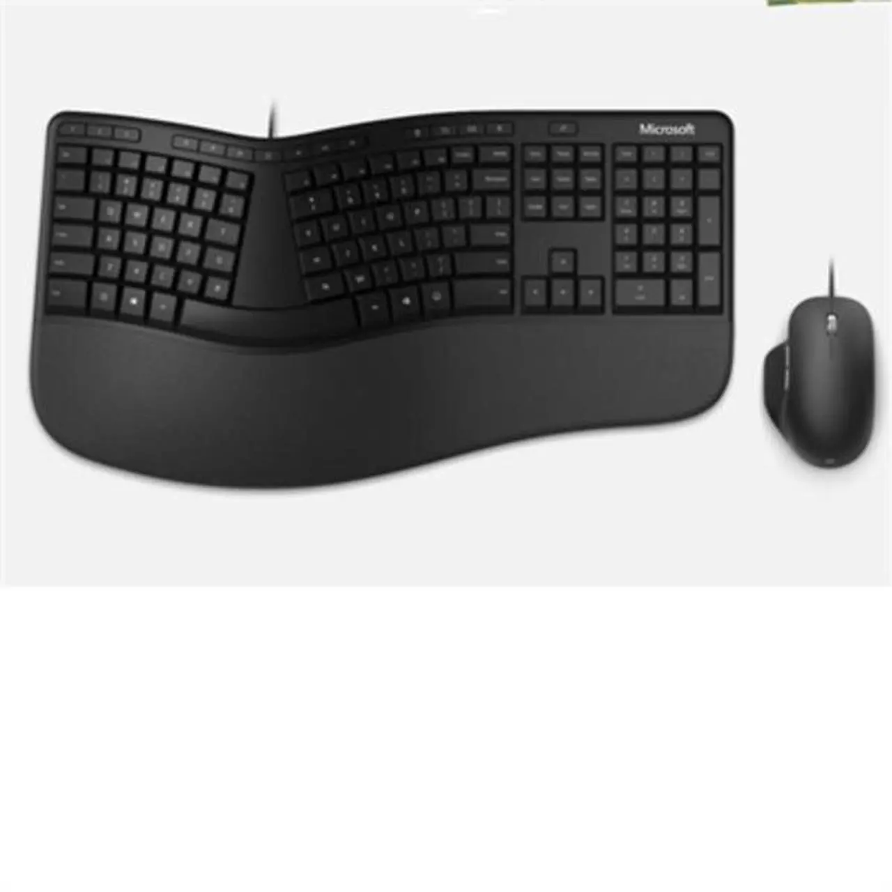 Alt view image 16 of 19 - Microsoft Ergonomic Desktop For Business keyboard mouse set USB English black