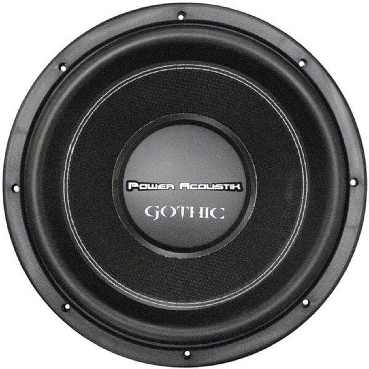 Alt view image 9 of 10 - New Power Acoustik GW3-12 12" 2500W Car Subwoofer Sub + Single Vented Sub Box