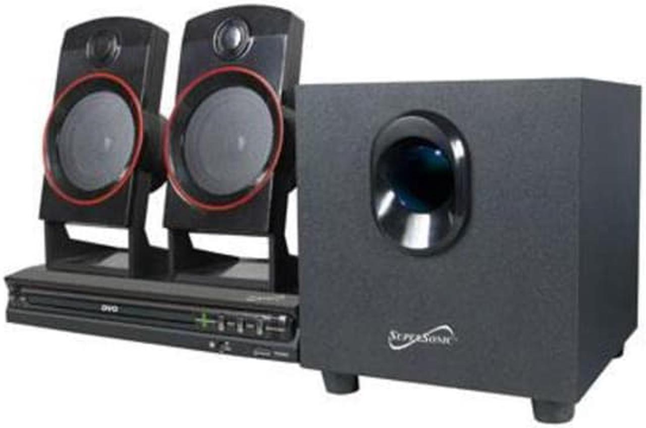 Alt view image 16 of 20 - Supersonic SC-35HT 2.1 Channel DVD Home Theater System, Bluetooth, HDMI, DVD/CD/VCD/SVCD/MP3 Playback