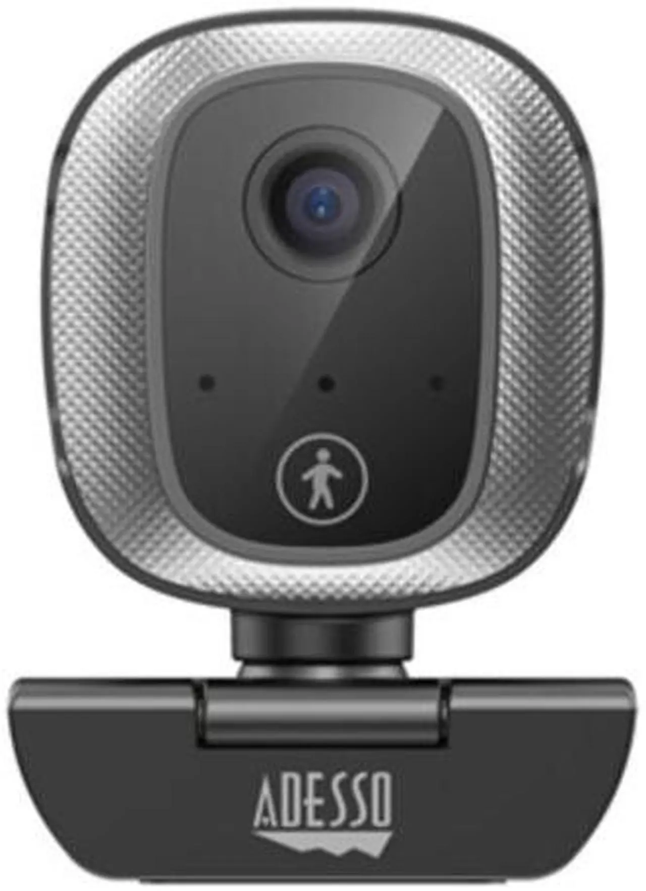 Alt view image 10 of 13 - Adesso CyberTrack M1 1080P HD H.264 Fixed Focus USB Webcam with 305° Motion Tracking, Built-in Microphone, and Tripod Mount