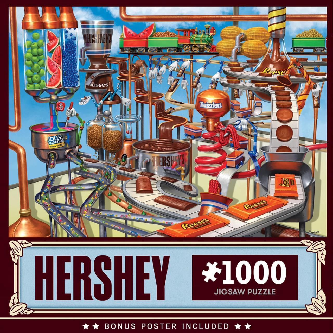 Main image of Hershey's Chocolate Factory 1000 Piece Jigsaw Puzzle