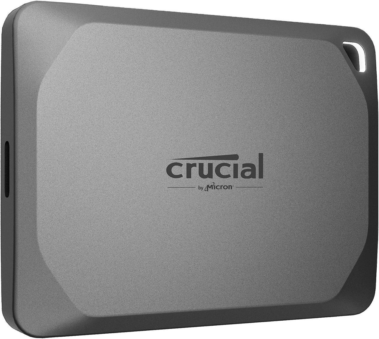 crucial X9 Pro 2TB Portable SSD - Up to 1050MBs Read and Write - Water and dust Resistant, Pc and Mac, with Mylio Photos+ Offer - USB 32 External Solid State Drive - cT2000X9PROSSD902