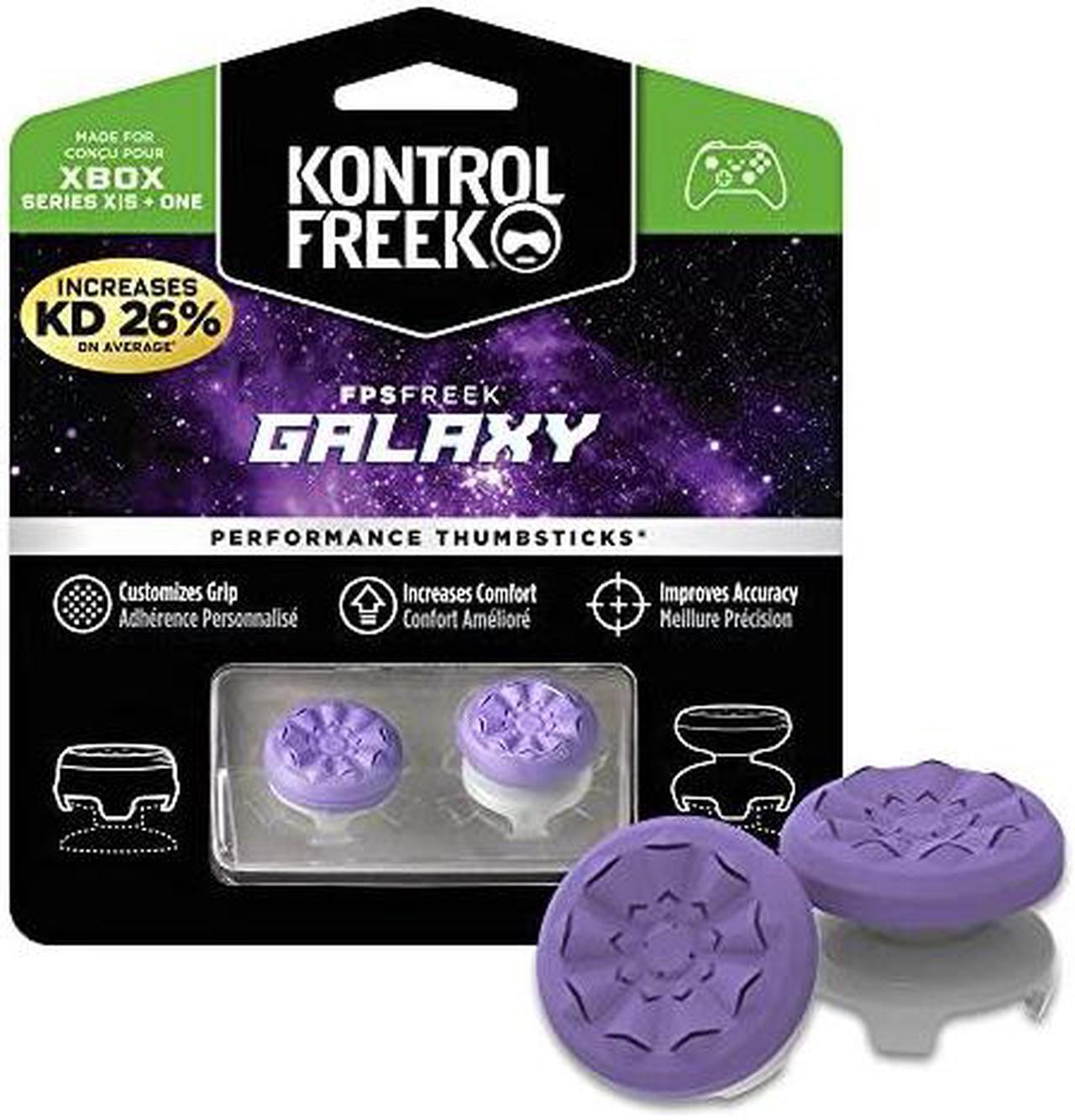 Alt view image 13 of 13 - FPS Freek Galaxy Thumbsticks for Xbox One - Purple/Gray