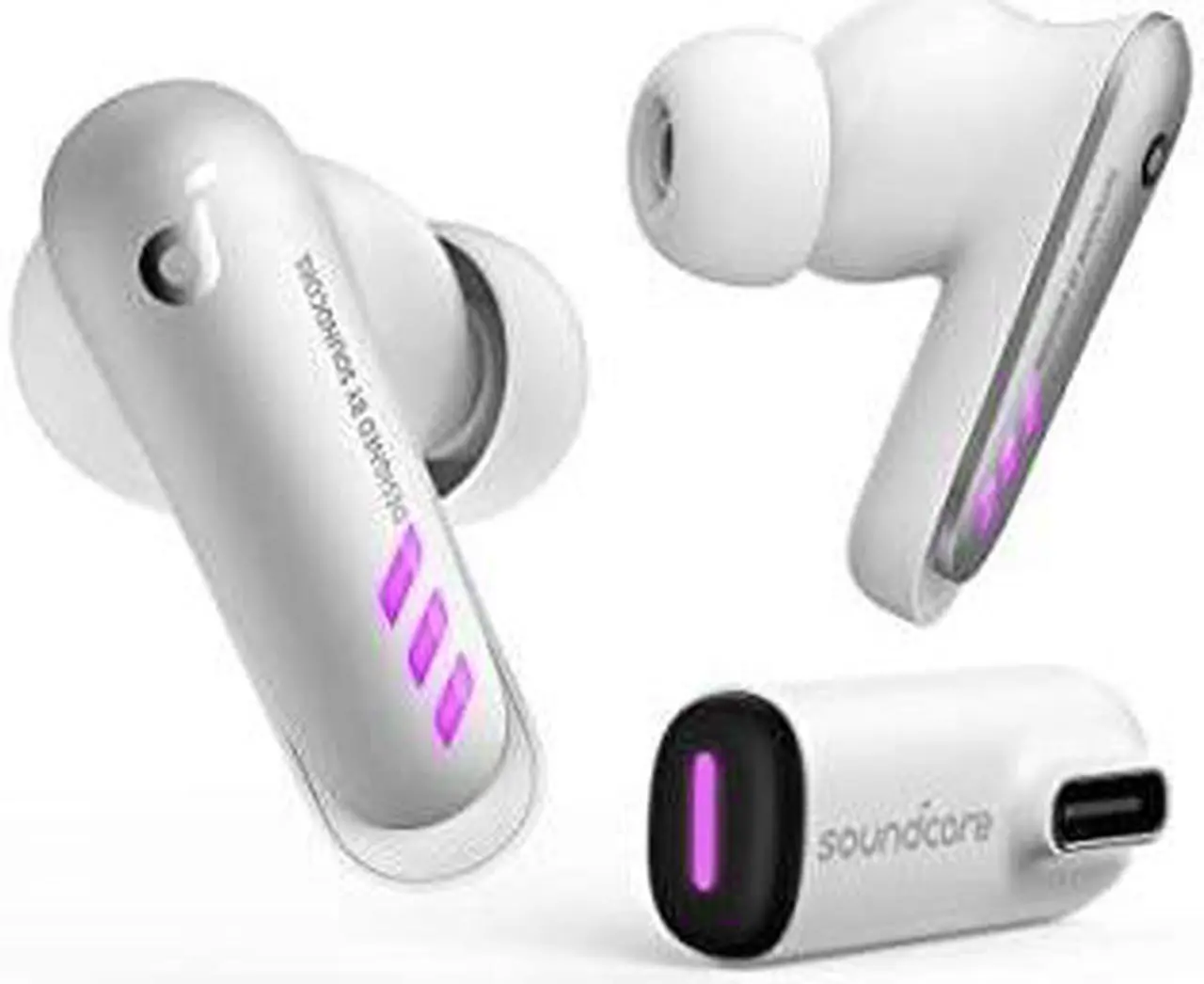 Alt view image 15 of 15 - soundcore VR P10 Wireless Gaming Earbuds, Authorized Meta/Oculus Quest 2 Accessories, <30ms Low Latency, Dual Connection, Bluetooth, 2.4GHz Wireless, USB-C Dongle, PS4, PS5, PC, Switch Compatible